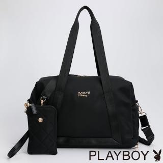 【PLAYBOY】旅行袋 Active系列(黑色)