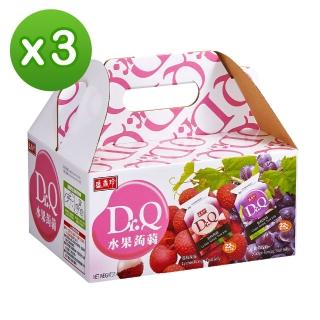 【盛香珍】Dr.Q水果蒟蒻禮盒1060gX3盒(葡萄+荔枝-2種口味)