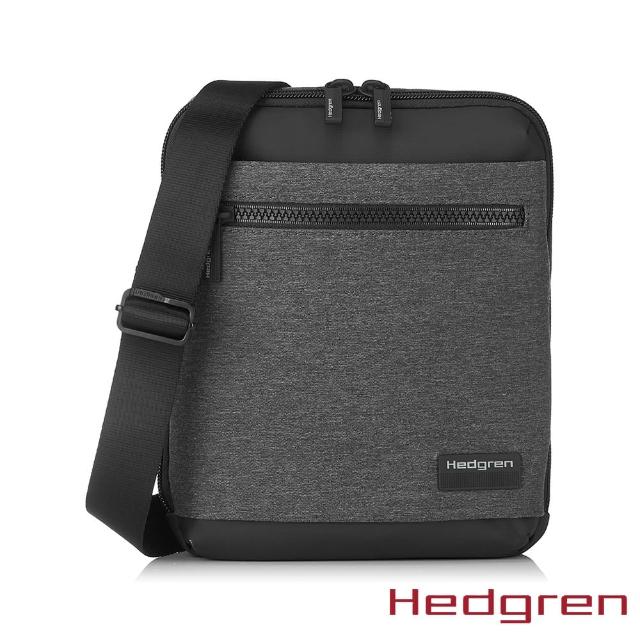 【Hedgren】NEXT商務系列 RFID防盜 側背扁方包(淺灰)