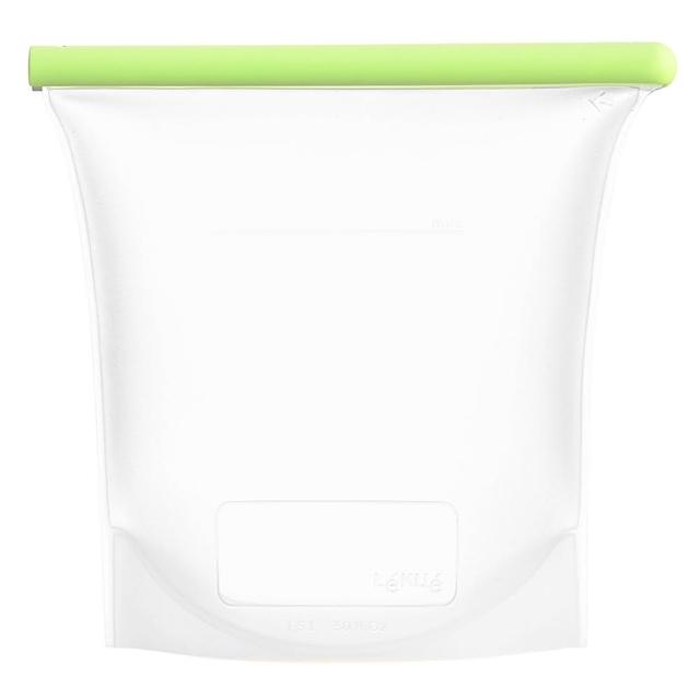 【LEKUE】環保矽膠密封袋 1.5L(環保密封袋 保鮮收納袋)