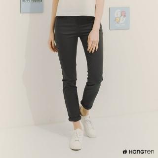 【Hang Ten】女裝-經典款-SLIM FIT修身五袋長褲(灰)