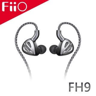 【FiiO】FH9 一圈六鐵七單元MMCX可換線耳機(鈦色)