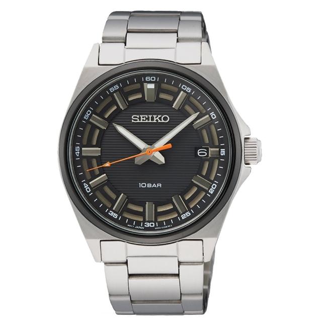 【SEIKO 精工】CS系列 時尚簡約紳士腕錶-黑框40mm_SK028(6N52-00G0N/SUR507P1)