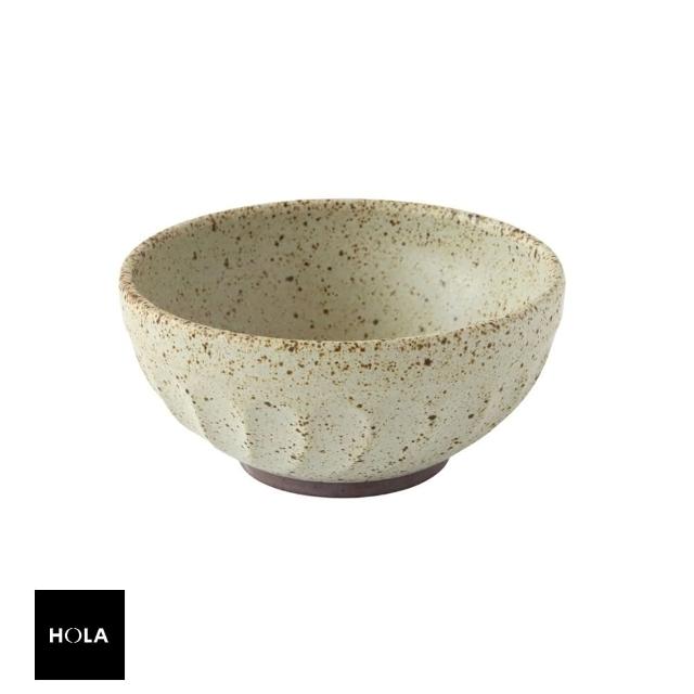 【HOLA】暮晨手感陶瓷飯碗5吋 白