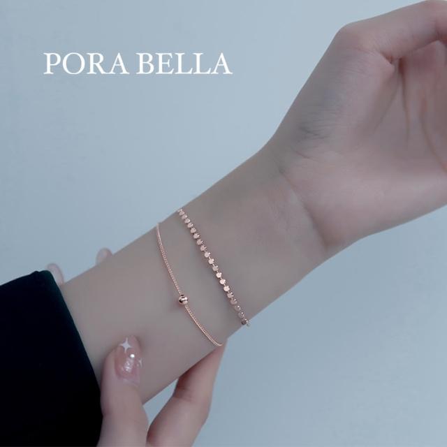 【Porabella】925幸運純銀雙層手鏈 Bracelet