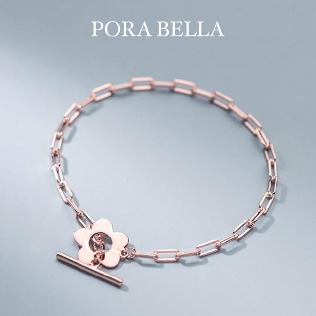 【Porabella】925幸運純銀手鏈 花瓣純銀 Bracelet