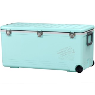 【SHINWA 伸和】日本製 HOLIDAY CBX-48L冰箱#蒂芬妮綠(#露營用品#戶外露營釣魚冰箱#保冷行動冰箱#烤肉冰桶)