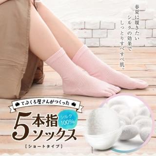 【FUKUSHIN】晚安保濕五趾襪(日本製)