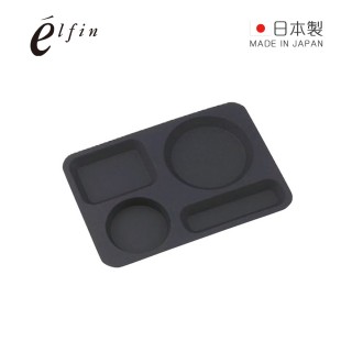 【日本高桑金屬】日製不鏽鋼限定色個人餐盤-黑色(不鏽鋼 不銹鋼 餐盤 點心盤 托盤)