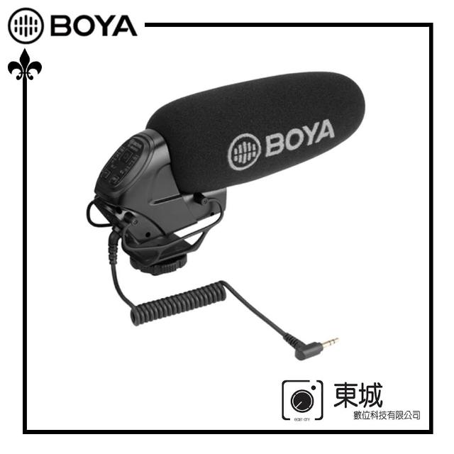 【BOYA 博雅】BY-BM3032 專業級相機機頂麥克風(東城代理商公司貨)