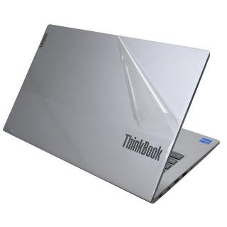 【Ezstick】Lenovo ThinkBook 14 G2 iTL GEN2 2代 透明菱格紋 機身貼(含上蓋貼、鍵盤週圍貼、底部貼)