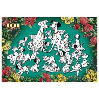 【HUNDRED PICTURES 百耘圖】101 Dalmatians花卉系列101忠狗拼圖300片(迪士尼)