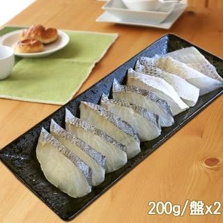 【新鮮市集】嚴選鮮切-真空鱸魚涮涮火鍋片2盤(200g/盤)