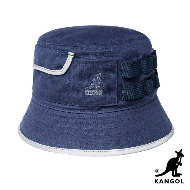 【KANGOL】WAXED UTILITY 漁夫帽(深藍色)