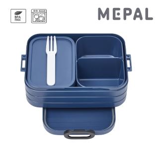 【MEPAL】分隔方形餐盒 M-丹寧藍