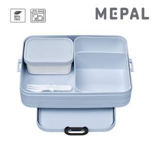 【MEPAL】分隔方形餐盒 L-北歐藍