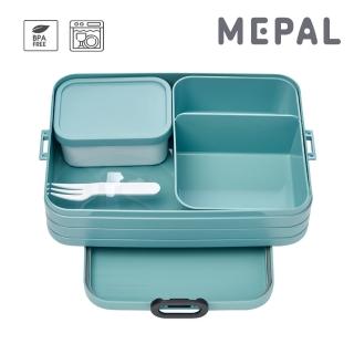 【MEPAL】分隔方形餐盒 L-湖水綠