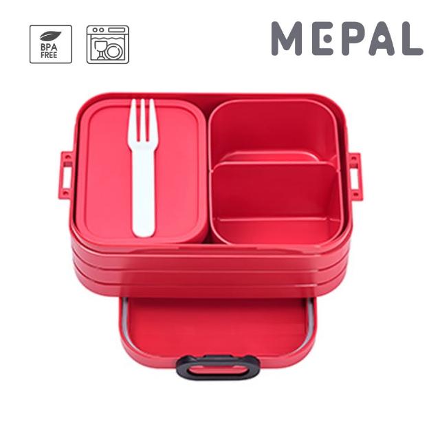 【MEPAL】分隔方形餐盒 M-紅