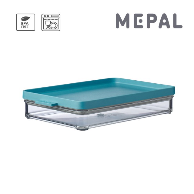 【MEPAL】omnia 單層薄型冷藏保鮮盒500ml-湖水綠