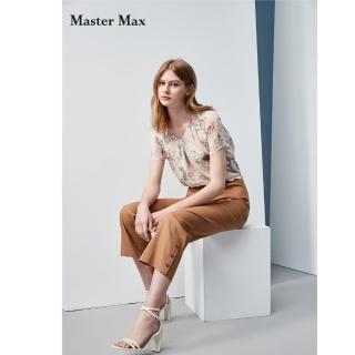 【Master Max】巴黎手繪風雪紡上衣(8117074)