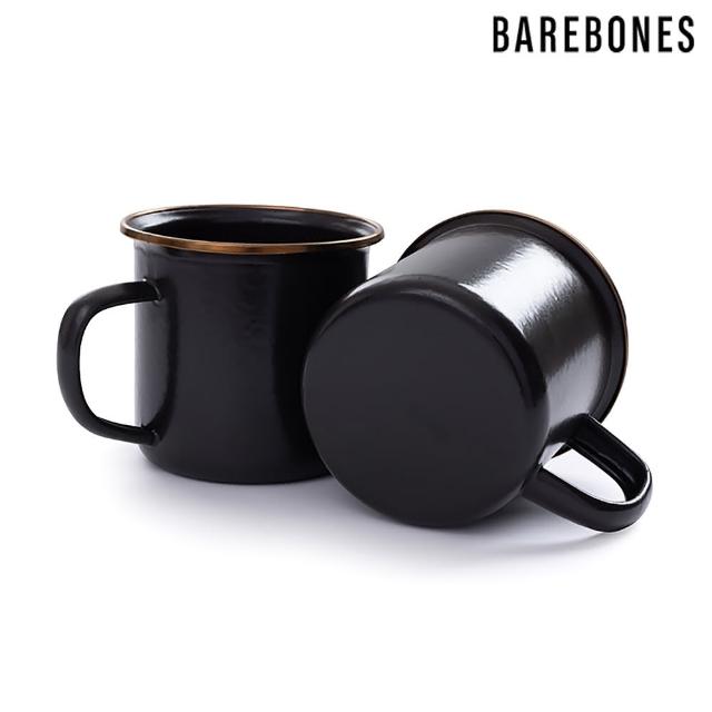 【Barebones】CKW-343 琺瑯杯組-兩入 / 炭灰(杯子 茶杯 水杯 馬克杯)