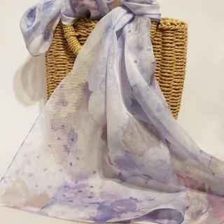 【iTa.a】100%義大利制造雪紡長方巾(時尚.機能.環保-歐洲工藝普及版A2)