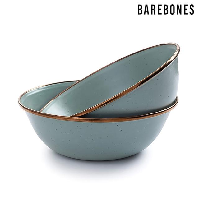 【Barebones】CKW-425 琺瑯碗組-兩入 / 薄荷綠(湯碗 飯碗 餐具 備料碗)