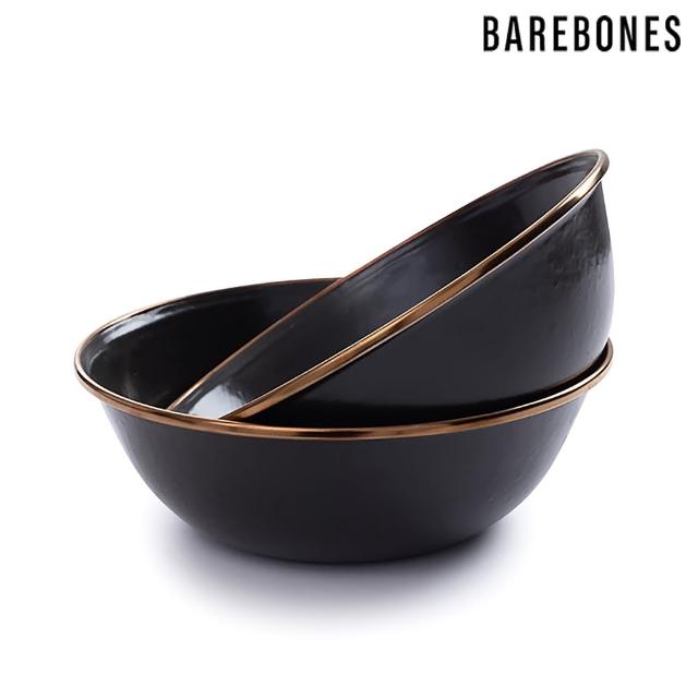 【Barebones】CKW-340 琺瑯碗組-兩入 / 炭灰(湯碗 飯碗 餐具 備料碗)