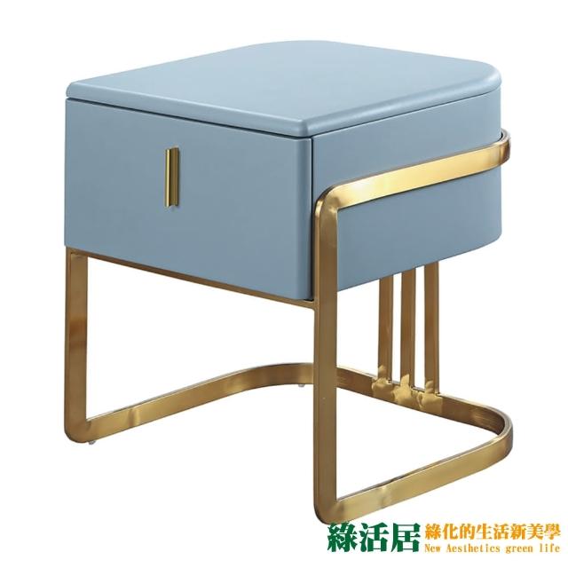 【綠活居】尼庫   現代風1.6尺單抽床頭櫃(二色可選)