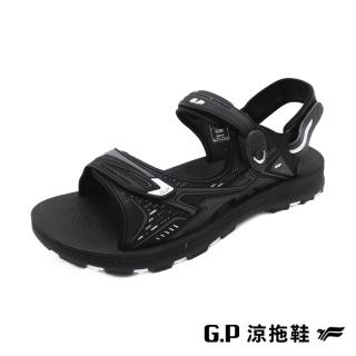 【G.P】男女共用款 NewType柔軟耐用止滑 涼拖鞋(黑色)