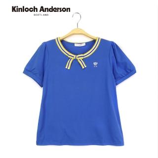 【Kinloch Anderson】領車織帶配色上衣 金安德森女裝(藍)