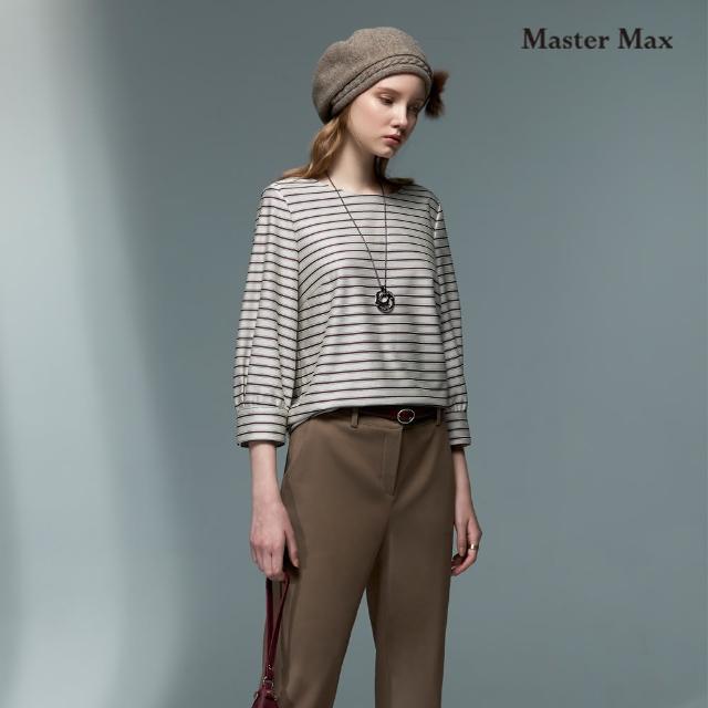 【Master Max】雙色條紋長袖上衣(8127082)