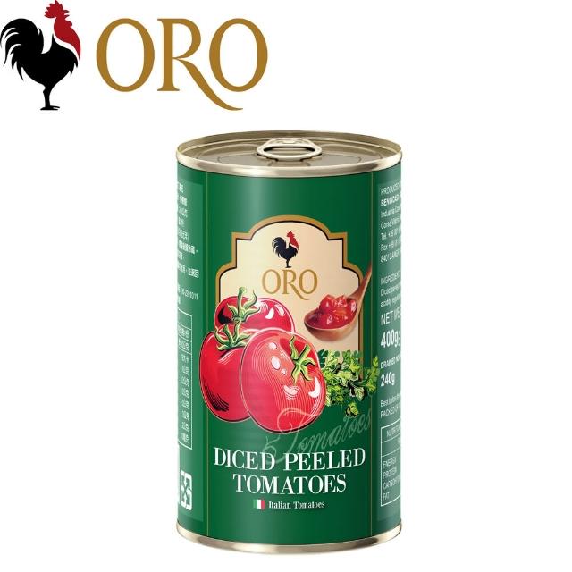 【義大利ORO】去皮切丁番茄(400g/罐)