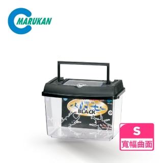 【Marukan】寬幅視窗飼育盒 Black Small(日本品牌 甲蟲 鍬型蟲 昆蟲 小動物)