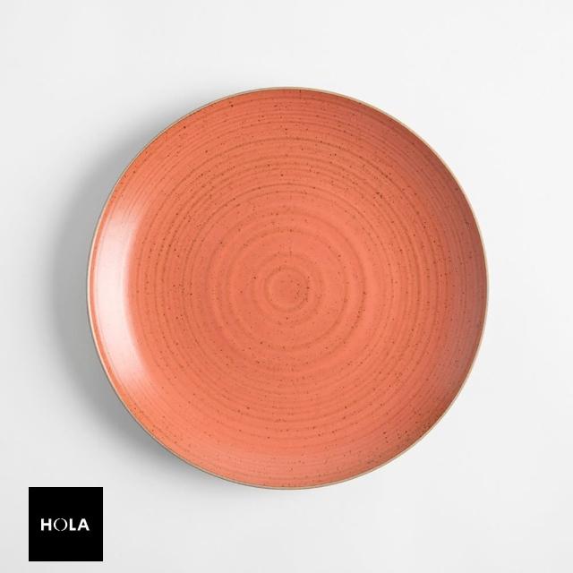 【HOLA】Thomas Nature/圓盤/珊瑚橘22cm