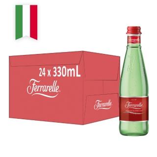 【VIP-Ferrarelle法拉蕊】氣泡天然礦泉水玻璃瓶裝330mlx24入/箱