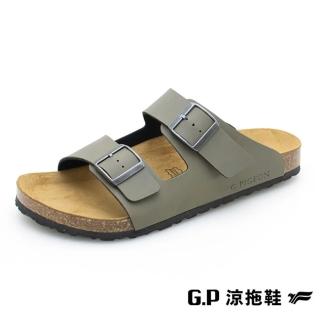 【G.P】雙帶柏肯鞋 男鞋(綠色)