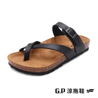 【G.P】套趾柏肯拖鞋 女鞋(黑色)