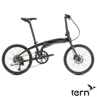 【Tern】Verge D9 20吋451輪組9速碟煞鋁合金折疊單車-鍛光黑
