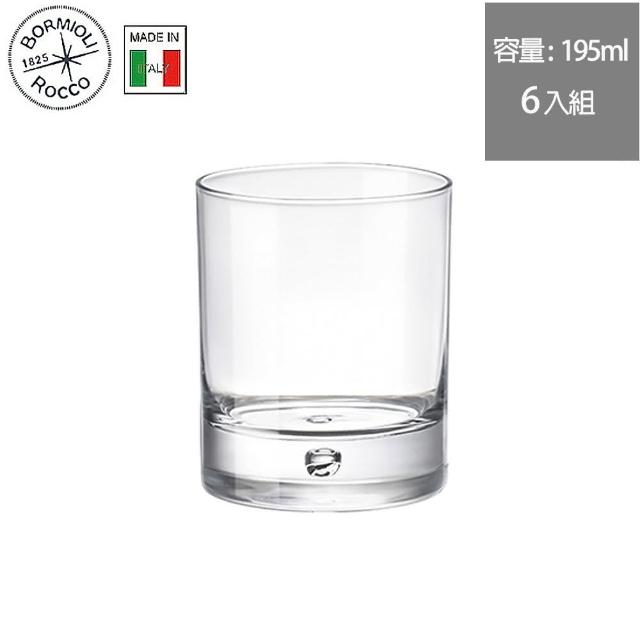 【Bormioli Rocco】義大利製洛克杯 玻璃杯 375ml Bar系列 6入組(洛克杯 威士忌杯)