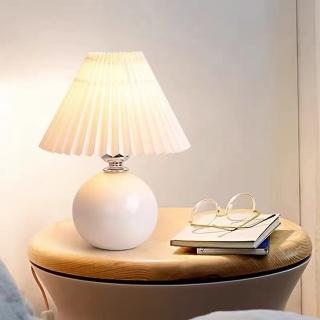 【H&R 安室家】白罩蘑菇桌燈/床頭燈(ZA0222)