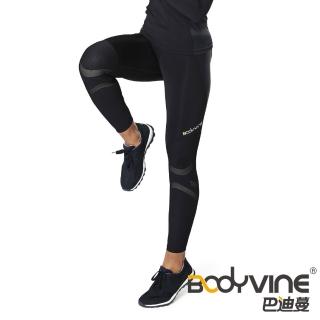 【BodyVine 巴迪蔓】肌穩貼紮運動壓縮長褲-女(膝蓋與小腿穩固 CT-17255)