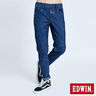 【EDWIN】男裝 JERSEYS 迦績EJ6超彈EDGE錐形牛仔褲(石洗綠)
