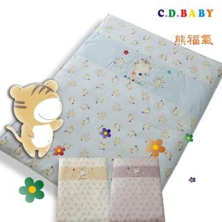 【C.D.BABY】熊福氣嬰兒四季被 90X120 cm(嬰兒寢具 嬰兒棉被)