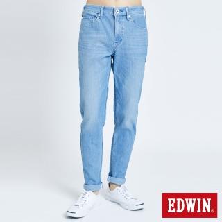 【EDWIN】男裝 JERSEYS 迦績EJ6超彈EDGE錐形牛仔褲(重漂藍)
