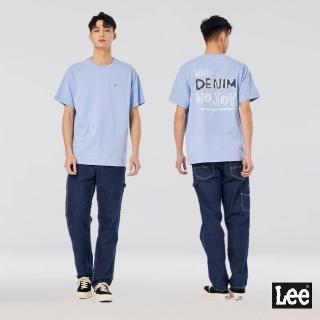 【Lee 官方旗艦】男裝 牛仔褲 / 多口袋工裝褲 中藍洗水(LL220049571)