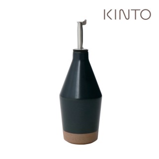 【Kinto】CLK-211 陶瓷油醋罐300ml-黑