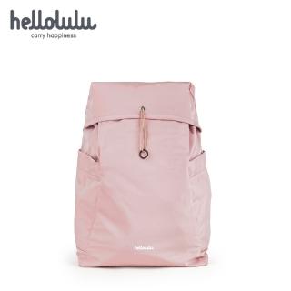 【hellolulu】環保系列JESSE繩扣休閒後背包M-玫瑰粉(HL50335-314)