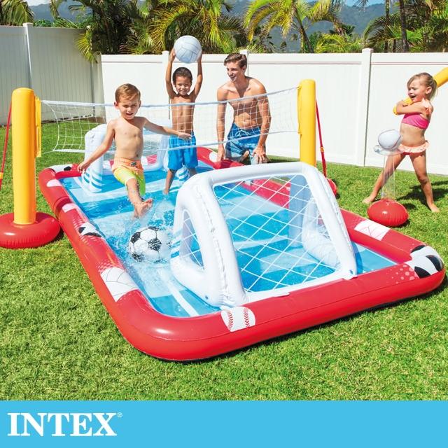 【INTEX】運動樂園大型戲水池325x267x102cm 470L 適用3歲+(57147NP)