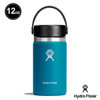 【Hydro Flask】12oz/354ml 寬口提環保溫杯(湖水藍)(保溫瓶)
